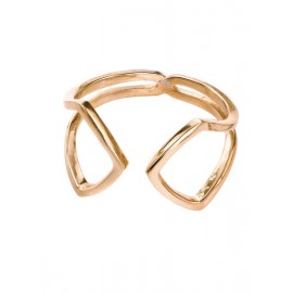 ROSE GOLD PLATED CUBIC ZIRCONIA  RING